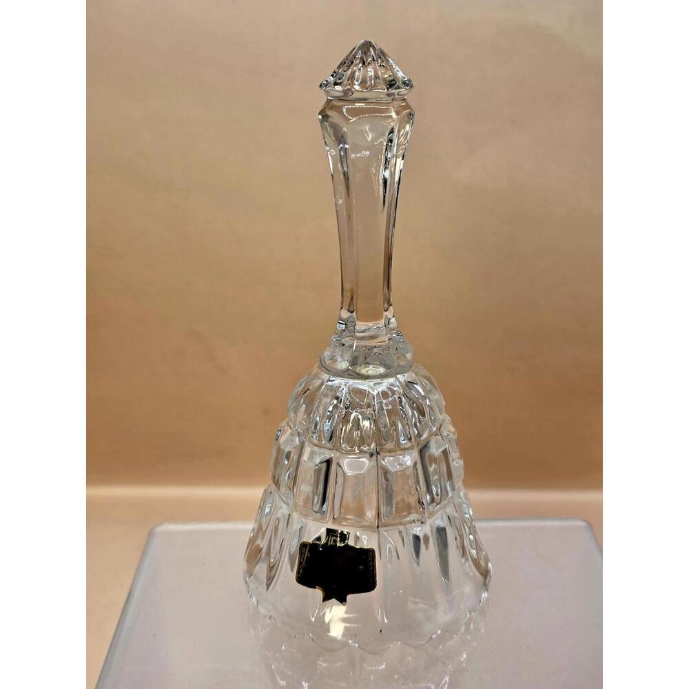 crystal clear industries Bell Handcut 24% Lead Crystal Yugoslavia 5 1/4 inches